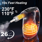 INSMART 1200W Steam Mop for Home,6-in-1 Detachable Handheld Steam Mop with 500mL Tank, 15-Second Heat, 3-Steam Settings for Floor Tile Carpet