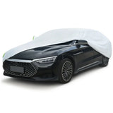 Pecham Car Cover Waterproof with Side Door Zipper All Weather Upgraded UV Protective Vehicle Cover-208*79*59 inch