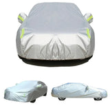 Pecham Car Cover Waterproof with Side Door Zipper All Weather Upgraded UV Protective Vehicle Cover-208*79*59 inch