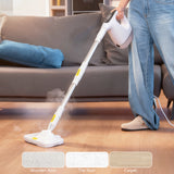 INSMART 1200W Steam Mop for Home,6-in-1 Detachable Handheld Steam Mop with 500mL Tank, 15-Second Heat, 3-Steam Settings for Floor Tile Carpet