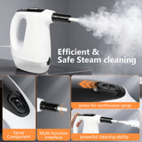 INSMART 1200W Steam Mop for Home,6-in-1 Detachable Handheld Steam Mop with 500mL Tank, 15-Second Heat, 3-Steam Settings for Floor Tile Carpet