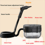 INSMART 2500W Handheld Steam Cleaner,15s Fast Heat-Up,1600ml Large Tank,3 Steam Levels,Portable Steamer for Floors,Tile,Grout,Car,Couch – Includes 7 Accessories (110V/220V)