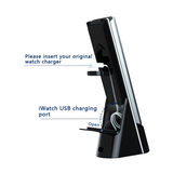 INSMART LED Desk Lamp with Wireless Charging,7-in-1 Touch Control Table Lamp,15W Fast Charging,Clock,Alarm,3 Modes,Dimmable Lights for Home Office,10.9In,Black