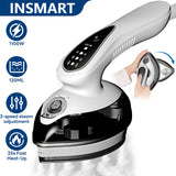 INSMART Steamer for Clothes,Portable Garment Steamer with 25s Fast Heat-Up,1100W Strong Penetrating Steam,120MLBig Capacity, for Home, Office & Travel Use,White