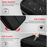 Pecham Carrying Case Fit for Nintendo Switch/OLED/Lite, Joy-Con, Pro Controller, Protective Travel Bag with 18 Game Cards Storage, Waterproof Handbag Case Fit for All Switch Game Accessories