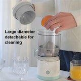 INSMART Small Electric Citrus Juicer Machines,Portable Automatic Citrus Juicer Machines with USB,for Making Fresh Orange Juice,Lemons,Kiwi Fruit,and Grapefruit(White)