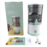 INSMART Small Electric Citrus Juicer Machines,Portable Automatic Citrus Juicer Machines with USB,for Making Fresh Orange Juice,Lemons,Kiwi Fruit,and Grapefruit(White)