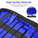 Pecham 330Pcs Trim Removal Tool, Auto Removal Set for Car Panel Dashboard Radio Puller Tool Plastic Pry Tools Clip Pliers/Fastener Pry Tool with Storage Bag - Blue