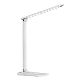 INSMART LED Desk Lamp for Home Office,10W 3 Levels Dimmable Desk Light with USB,Small Study Lamp,Reading Light for Reading,College Dorm,White
