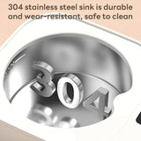 INSMART Ultrasonic Cleaner for Retainers, Dentures, Jewelry & Glasses - 48kHz Deep Cleaning, 3-Speed Timer