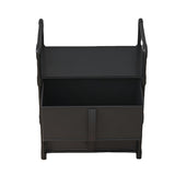 INSMART Night Stand with 2 Storage Baskets,Small Dresser for Bedroom, Detachable Structure,Space-Saving Organizer for Bedroom Closet,Entryway,College Dorm,Black