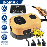 INSMART 2500W Steam Cleaner for Home Use,Portable Handheld Ssteam Cleaner with 6-Level Handle,15s Heat-Up,34oz Tank,12 Accessories - Clean Grease Grout Tile Floor Couch Dirt Furniture