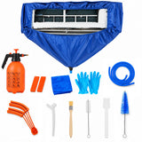 IBTORO Mini Split Cleaning Kit, 13pcs Waterproof AC Wash Bag with Support Panels for 1-2P Wall Unit