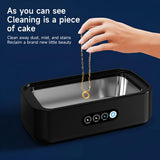INSMART Ultrasonic Cleaner for Jewelry, Dentures & Glasses - 650ml 49kHz with Stainless Steel Tank, Timer & Portable Design