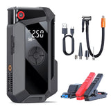 Pecham Car Jump Starter with Air Compressor, 2000A Car Battery Jump Starter with 150PSI Digital Tire Inflator, Portable Battery Jump Box with Smart Charging Port and LCD Display