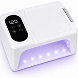 IBTORO UV LED Nail Lamp, 380W Gel Nail Dryer, 96 LEDs, Flip-Top Hand Rest
