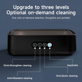 INSMART Ultrasonic Cleaner for Jewelry, Dentures & Glasses - 650ml 49kHz with Stainless Steel Tank, Timer & Portable Design