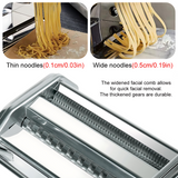 INSMART Manual Pasta Maker Machine – 9 Adjustable Thickness Settings,Stainless Steel Noodle Roller & Cutter,Easy-to-Clean,– Perfect for Homemade Pasta,Dumpling & Lasagna Sheets