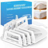 INSMART Bed Sheet Holders，New Upgrade 4Pcs Heavy Duty Bed Sheet Straps with Anti-Secure Bed Sheets Firmly in Places, Bed Sheet Holders for Corners,Easy One-Time Installation for Any Mattress Size