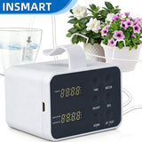 INSMART Automatic Watering System, Indoor Drip Irrigation Kit with Programmable Timer for Potted Plants, LED Display, Anti-Siphon Design, Supports 20 Plants for Home & Balcony