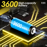 Pecham Rechargeable Lithium AA Batteries with Fast Charger, 8 Pcs 3600mWh 1.5V Double A Batteries, AA Rechargeable Li-ion Batteries with 2000+ Cycle Times for Camera, RC Toys