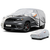 Pecham Car Cover Waterproof All Weather, 193''x79''x73'' Heavy Duty Car Covers for Automobiles, SUVs