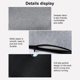 IBTORO Ergonomic Seat Cushion with Lumbar Support - Gel Memory Foam Pillow for Office Chair, Car & Wheelchair, Light Gray
