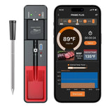 INSMART Wireless Smart Meat Thermometer,330FT Bluetooth Range,100% Waterproof,Precision Cooking Grilling,Multi Sensors,for BBQ,Oven,Grill,Kitchen,Smoker, Rotisserie Turkey Beef/iOS & Android App