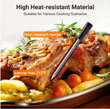 INSMART Smart Wireless Meat Thermometer with 2 Ultra-Thin Probes,430FT Bluetooth Range,100% Waterproof,Precision Cooking Grilling,Multi Sensors,for BBQ,Oven,Grill,Kitchen,Smoker/iOS & Android App