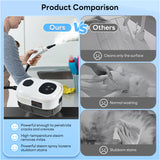 INSMART Steam Cleaner,2500W Temperature Steam Cleaning Machine with 3 Brush Heads 1L Multi-Purpose Steamer for Kitchen, Bathroom,Floor,Car