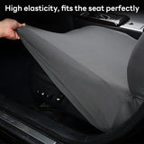 Pecham Waterproof Rear Bench Seat Cover, Heavy Duty Back Seat Covers for Cars Trucks SUV, Full Size Seat Cover for Kids, Pets & Vehicle Protection - Gray