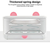 INSMART Baby Wipe Warmer, Baby Wipe Dispenser Box with Spring Design, 4 Modes Temperature, Dual Heating Chambers for Diaper, Facial Mask