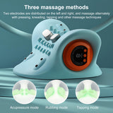 IBTORO Neck Massager with EMS Pulse, 6-Level Intensity & Magnetic Heat Massage – Portable Cervical Relief for Muscle Stiffness and Fatigue