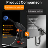 Pecham 48V Cordless Pressure Washer, 900PSI Portable Car Washer with 2 x Rechargeable Battery, High Power Handheld Washer with 7-in-1 Adjustable Nozzle for Car, Floor, Fence, Garden