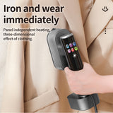 INSMART Steamer for Clothes,1300W Clothes Steamer Handheld with Color LCD, 90°Rotating Head for Fast Heat-up, 6 Modes, 200ml Tank, for All Fabrics at Home & Travel, Gray
