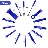 Pecham 330Pcs Trim Removal Tool, Auto Removal Set for Car Panel Dashboard Radio Puller Tool Plastic Pry Tools Clip Pliers/Fastener Pry Tool with Storage Bag - Blue