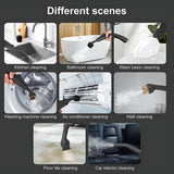 INSMART 2500W High-Pressure Steam Cleaner for Home, Steamer for Cleaning with 40oz Water Tank, 6 Adjustable Levels, 8 Accessories for Kitchen, Bathroom, Car, Tile and Grease