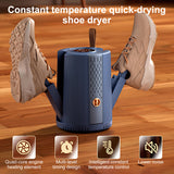 INSMART Portable Shoes Boots Dryer,Shoe Dryer with Timer & Odor Elimination,3-Speed Fast Drying Blower,360°Heating for Travel & Home,Blue