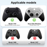 Pecham 17-in-1 Thumbsticks Paddles Accessories Fit for Xbox One Elite Series 2/Elite Series 2 Core Controller, Replacement Parts for Elite Series 2 Core Wireless Controller - Black