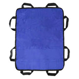 IBTORO Positioning Bed Pad, 8 Reinforced Handles 48"x40" Transfer Sheet, Blue