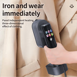 INSMART 1300W Portable Touchscreen Garment Steamer for Clothes, 15s Fast Heat-up, 200ml Water Tank, 6 Steam Levels for Travel & Home