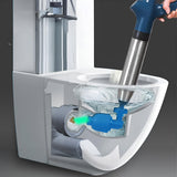 INSMART Air Toilet Plunger,High-Pressure Air Drain Blaster (4.4lbs Force) with 4 Nozzles,Real-Time Pressure Gauge,Unclog Toilets,Sinks,Showers Fast