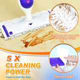 INSMART 40 Pcs PowerMop Multi-Surface Mopping Pad Refills,Disposable Microfiber Pads for Tile,Vinyl,Laminate,Hardwood Floors Cleaning