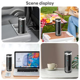 INSMART Portable Espresso Maker,Espresso Machine with 2000mAh Battery,Self-Heating Mini Coffee Machine for Camping Travel Office Home,15Bar,Ideal for Car, Office,Capsule Dual-Use