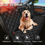 Pecham Pet Dog Car Seat Cover for Back Seat, Waterproof Back Seat Covers with Safety Straps, Universal Non-Slip Protector Cover for Small & Large Dogs, Cars, Trucks, SUVs