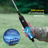 INSMART 13L/3.4Gal Electric Garden Sprayer,Upgrade Battery Powered Garden Sprayer with USB Rechargeable Handle Retractable Wand 3 Adjustable Nozzles & Shoulder Strap for Yard Lawn & Garden