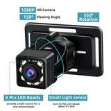 PECHAM Baby Car Camera, 4.3" HD Display Baby Car Back Seat Mirror with Night Vision, 150° Wide Angle