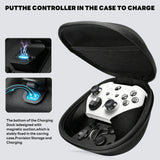 Pecham 14-in-1 Thumbsticks Paddles Accessories Fit for Xbox Elite Series 2/Series 2 Core Controller, Replacement Parts with Carrying Case, Charging Dock - Black