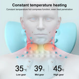 IBTORO Neck Massager with EMS Pulse, 6-Level Intensity & Magnetic Heat Massage – Portable Cervical Relief for Muscle Stiffness and Fatigue