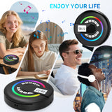 INSMART Portable CD Player with Bluetooth, 2000mAh Rechargeable, LCD Display, Personal CD Player with Stereo Speakers for Car, Home, Travel